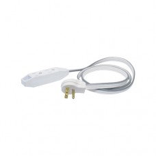 Extension electrica plana 127VCA l-n-t 1M 3 tomas 13A max