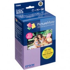 KIT IMPRESION PICTUREMATE 4 COLORES Y150 HOJAS PAPEL GLOSSY 4X6