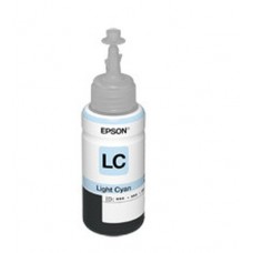 Epson T673 - Cián claro - original - recarga de tinta - para Epson L1800, L800, L805, L810, L850