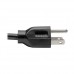 Tripp Lite 6ft Computer Power Cord Cable 5-15P to C13 10A 18AWG 6' - Cable de alimentación - IEC 60320 C13 a NEMA 5-15 (M) - CA 110 V - 1.8 m - negro
