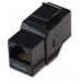 COPLE RJ45-RJ45 CAT5E KEYSTONE UTP RED NEGRO                      