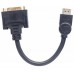 CABLE HDMI MACHO A DVI-D 24+1 HEMBRA, ENLACE DUAL, 20 CM (8 IN.), NEGRO MANHATTAN CABLE HDMI MACHO A DVI-D 24+1 HEMBRA, ENLACE DUAL, 20 CM (8 IN.), NEGRO MANHATTAN