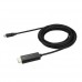StarTech.com Cable Adaptador de 3m USB-C a HDMI 4K 60Hz - Negro - Cable USB Tipo C a HDMI - Cable Conversor de Vídeo USBC - Adaptador de vídeo externo - VL100 - USB-C - HDMI - negro