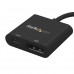 StarTech.com Adaptador Gráfico Externo USB-C a DisplayPort con Entrega de Potencia - Adaptador de Vídeo Externo USBC - USB Tipo C - Adaptador de vídeo externo - Parade PS171 - USB-C - DisplayPort - negro