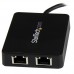 StarTech.com Adaptador de Red USB-C con Dos Puertos Ethernet Gigabit y Puerto Adicional USB (Type-A) - Tarjeta de Red Externa - Adaptador de red - USB-C - Gigabit Ethernet x 2 + USB 3.0 - para P/N: TB33A1C