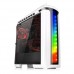 Thermaltake Versa C22 RGB - Snow Edition - media torre - ATX - USB 3.0 x 2 - USB 2.0 x 2 - HD Audio x 1 - LED Control - sin fuente de alimentación ( PS/2 ) - black and white Thermaltake Versa C22 RGB - Snow Edition - media torre - ATX - USB 3.0 x 2 - USB 2.0 x 2 - HD Audio x 1 - LED Control - sin fuente de alimentación ( PS/2 ) - black and white