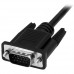 StarTech.com Cable Adaptador Conversor USB-C a VGA - 2m - 1920x1200 - Adaptador de vídeo externo - USB-C - VGA - negro