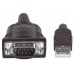 Convertidor USB a Serial MANHATTAN 151856 - 0, 45 m, Negro, USB, DB9, Macho/Macho