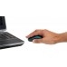 Mouse MANHATTAN 179416 - Negro con detalles en Azul, 3 botones, RF inalámbrico, Óptico, 1000 DPI