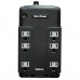UPS de 350 VA/255 W, Topologa Standby, Entrada 120 Vca NEMA 5-15P, Tipo Gabinete Compacto, Con 6 Tomas NEMA 5-15R