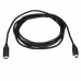 StarTech.com Cable de 2m USB-C a Mini USB-B - Cable Adaptador USB Tipo C a USB Mini B - Cable USB - USB-C (M) a mini USB tipo B (M) - Thunderbolt 3 / USB 2.0 - 2 m - negro