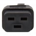 StarTech.com Cable de 91cm C14 a C19 de servicio pesado de 2,5mm2 para alimentación de ordenadores - Cable de alimentación - IEC 60320 C19 a IEC 60320 C14 - CA 110 V - 90 cm - negro