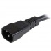 StarTech.com Cable de 91cm C14 a C19 de servicio pesado de 2,5mm2 para alimentación de ordenadores - Cable de alimentación - IEC 60320 C19 a IEC 60320 C14 - CA 110 V - 90 cm - negro