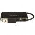 StarTech.com Concentrador Ladrón USB 2.0 de 4 Puertos con Cable Integrado - Hub Portátil USB 2.0 de 4 Puertos Alimentado por el Bus - Hub - 4 x USB 2.0 - sobremesa StarTech.com Concentrador Ladrón USB 2.0 de 4 Puertos con Cable Integrado - Hub Portátil USB 2.0 de 4 Puertos Alimentado por el Bus - Hub - 4 x USB 2.0 - sobremesa