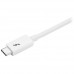 StarTech.com Cable de 2m Thunderbolt 3 Blanco - Cable Compatible con USB-C y DisplayPort - USB Tipo C - Cable Thunderbolt - USB-C (M) a USB-C (M) - USB 3.1 Gen 2 / Thunderbolt 3 / DisplayPort 1.2 - 2 m - compatibilidad con 4K - blanco - para P/N: CDP2HDUA