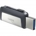 Memoria USB 3.0 Dual Tipo C 128GB  SANDISK SDDDC2-128G-G46 - Gris, 128 GB, USB 3.0, 150 MB/s