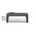 Memoria USB 3.0 Dual Tipo C 128GB  SANDISK SDDDC2-128G-G46 - Gris, 128 GB, USB 3.0, 150 MB/s