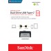 Memoria USB 3.0 Dual Tipo C 128GB  SANDISK SDDDC2-128G-G46 - Gris, 128 GB, USB 3.0, 150 MB/s