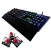 Teclado Gaming Yeyian FLARE SERIE 2000 - USB, QWERTY, Español, Negro, Multicolor
