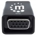 Micro Convertidor HDMI a VGA MANHATTAN Con salida de audio - Negro, HDMI, HDMI, VGA, Macho/hembra