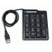 TECLADO NUMERICO ALAMBRICO USB NEGRO                          