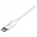 StarTech.com Cable 1m Lightning 8 Pin a USB A 2.0 para Apple iPod iPhone iPad - Blanco - Cable Lightning - Lightning (M) a USB (M) - 1 m - doble blindado - blanco - para P/N: BOX4HDECP2, MOD4AVHD, MOD4AVHDBT, MOD4DOCKACPD, ST4300MINI, ST7C51224, ST7C51224