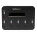 StarTech.com Clonador y Borrador Autónomo de Unidades de Memoria Flash USB 1:5 - Copiador de Memorias USB - Duplicador de unidad USB - 5 compartimentos