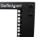 StarTech.com Rack de Marco Abierto con Profundidad Ajustable de 4 Columnas 12U con Ruedas/Niveladores y Anillas de Gestión de Cableado - Rack - marco abierto - negro - 12U - para P/N: CABSCREWM5B, CABSCREWSM5, CABSCREWSM5B, CABSCREWSM62, CABSCREWSM6B, CAB
