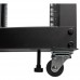 StarTech.com Rack de Marco Abierto con Profundidad Ajustable de 4 Columnas 12U con Ruedas/Niveladores y Anillas de Gestión de Cableado - Rack - marco abierto - negro - 12U - para P/N: CABSCREWM5B, CABSCREWSM5, CABSCREWSM5B, CABSCREWSM62, CABSCREWSM6B, CAB