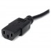 StarTech.com 6 ft Standard Computer Power Cord - NEMA5-15P to C13 - Cable de alimentación - IEC 60320 C13 a NEMA 5-15 (M) - 1.8 m - negro - para P/N: EPSPOW650PRO, EPSPOW750PRO, EPSPOW850PRO, MOD4POWERNA, RKPW081915, RKPW161915