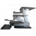 StarTech.com Height Adjustable Standing Desk Converter - Sit Stand Desk with One-finger Adjustment - Ergonomic Desk - Kit de montaje (placa de pinza, bandeja de teclado, brazo neumático, base, respaldo de bandeja para teclado, estación de trabajo, pilar d