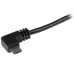 StarTech.com Cable de 2m Micro USB con conector acodado a la derecha - Cable Cargador para Móvil o Tablet Android - Cable USB - Micro-USB tipo B (M) a USB (M) - USB 2.0 - 2 m - conector en ángulo derecho - negro - para P/N: USB2PCARBK, USB2PCARBKS, USBEXT StarTech.com Cable de 2m Micro USB con conector acodado a la derecha - Cable Cargador para Móvil o Tablet Android - Cable USB - Micro-USB tipo B (M) a USB (M) - USB 2.0 - 2 m - conector en ángulo derecho - negro - para P/N: USB2PCARBK, USB2PCARBKS, USBEXT