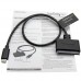 StarTech.com Cable adaptador USB 3.1 (10 Gbps) a SATA para unidades de disco de 2,5 Pulgadas - USB-C - Controlador de almacenamiento - 2.5