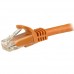 StarTech.com 3m Orange Gigabit Snagless RJ45 UTP Cat6 Patch Cable - 3 m Patch Cord - Ethernet Patch Cable - RJ45 Male to Male Cat 6 Cable (N6PATC3MOR) - Cable de interconexión - RJ-45 (M) a RJ-45 (M) - 3 m - UTP - CAT 6 - moldeado, sin enganches - naranja