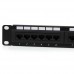 StarTech.com 24 Port 1U Rackmount Cat 6 110 Patch Panel - 24 port Network Patch Panel - RJ45 Ethernet 110 type Rack Mount Patch Panel 1U (C6PANEL24) - Tablero de conexiones - negro - 1U - 24 puertos - para P/N: RK12WALLO, RK12WALLOA, RK15WALLO, RK15WALLO
