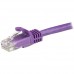 StarTech.com Cable de Red de 1m Púrpura Cat6 UTP Ethernet Gigabit RJ45 sin Enganches - Latiguillo Snagless de 1m - Cable de red - RJ-45 (M) a RJ-45 (M) - 1 m - UTP - CAT 6 - sin enganches, trenzado - púrpura