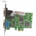 StarTech.com Tarjeta Serie PCI Express de 2 Puertos DB9 RS232 con UART 16C1050 - Adaptador Interno Serie PCI-E de 2 Puertos - Adaptador serie - PCIe perfil bajo - RS-232 x 2