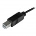 StarTech.com 2m 6ft USB C to USB B Cable - USB 2.0 - USB Type C Printer Cable M/M - USB 2.0 Type-C to Type-B Cable (USB2CB2M) - Cable USB - USB-C (M) a USB Tipo B (M) - Thunderbolt 3 / USB 2.0 - 2 m - negro