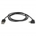 StarTech.com Cable de 1m USB-A a USB-C Acodado a la Derecha - Cable Adaptador USB A a USB Tipo C en Ángulo a la Derecha - Cable USB - USB (M) recto a USB-C (M) acodado - USB 2.0 - 1 m - negro StarTech.com Cable de 1m USB-A a USB-C Acodado a la Derecha - Cable Adaptador USB A a USB Tipo C en Ángulo a la Derecha - Cable USB - USB (M) recto a USB-C (M) acodado - USB 2.0 - 1 m - negro
