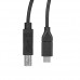 StarTech.com Cable de 50cm USB-C a USB-B de Impresora - Cable Adaptador USB Tipo C a USB B - Cable USB - USB-C (M) a USB Tipo B (M) - Thunderbolt 3 / USB 2.0 - 50 cm - negro StarTech.com Cable de 50cm USB-C a USB-B de Impresora - Cable Adaptador USB Tipo C a USB B - Cable USB - USB-C (M) a USB Tipo B (M) - Thunderbolt 3 / USB 2.0 - 50 cm - negro