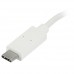 StarTech.com Hub Concentrador USB 3.0 de 4 Puertos - Ladrón USB-C a 1x USB Tipo C y 3x USB-A - Blanco - Hub - 3 x SuperSpeed USB 3.0 + 1 x USB 3.1 - sobremesa