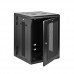 StarTech.com Armario Rack de Servidores Abisagrado de Pared 15U con 20 Pulgadas de Profundidad - Rack - armario - 4 postes - instalable en pared - negro - 15U - 16