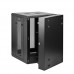 StarTech.com Armario Rack de Servidores Abisagrado de Pared 15U con 20 Pulgadas de Profundidad - Rack - armario - 4 postes - instalable en pared - negro - 15U - 16