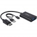 StarTech.com Adaptador de Vídeo DisplayPort a VGA con Audio -  Conversor  Hembra VGA HD15  a  Macho DP - 1920x1200 - Vídeo conversor - DisplayPort - VGA - negro - para P/N: DK30CH2DEP, DK30CH2DEPUE, TB32DP2T, TB3DK2DHV, TB3DK2DHVUE, TB3DKDPMAW, TB3DKDPMAW