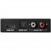 StarTech.com Extractor de Audio HDMI - 4K de 60Hz - Separador de Audio HDMI - HDR - con Audio Óptico Toslink - con Audio RCA Doble - Extractor de señal de audio HDMI - negro StarTech.com Extractor de Audio HDMI - 4K de 60Hz - Separador de Audio HDMI - HDR - con Audio Óptico Toslink - con Audio RCA Doble - Extractor de señal de audio HDMI - negro