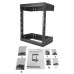 RACK AJUSTABLE ABIERTO 12U DE P ARED 12 A 20  PROFUNDIDAD          