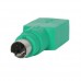 StarTech.com Adaptador Conversor para Ratón USB a PS/2 - Hembra a Macho - Adaptador para ratón - PS/2 (M) a USB (H)