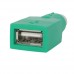 StarTech.com Adaptador Conversor para Ratón USB a PS/2 - Hembra a Macho - Adaptador para ratón - PS/2 (M) a USB (H)