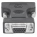 Adaptador DVI a VGA MANHATTAN - DVI-I, HD15 FM, Macho/hembra, Gris