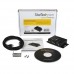 StarTech.com Concentrador Hub Industrial de 2 Puertos Serie Serial RS232 a USB Montaje Riel DIN Pared - Adaptador serie - USB 2.0 - RS-232 x 2 - negro